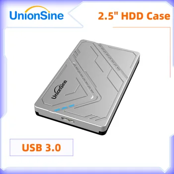 UnionSine Корпус внешнего жесткого диска Корпус жесткого диска 2,5-дюймовый USB 3.0 Корпус жесткого диска Поддержка последовательного порта SATA SSD Органайзеры для ящиков для хранения