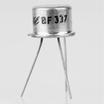 2шт Кремниевый биполярный транзистор BF337 NPN 250V 100mA TO-39 с малым сигналом