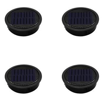 4 Комплекта сменной крышки на солнечной батарее для наружных подвесных фонарей, более мощных и энергоэффективных