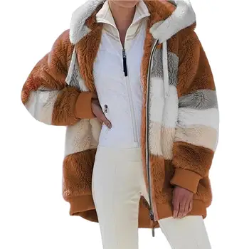Женское зимнее пальто, свободная женская куртка, эластичные манжеты, цвета в тон зимнему пальто