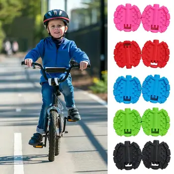 2 шт., педаль для детской коляски, нескользящая педаль для трехколесного велосипеда, красочная пластиковая педаль, аксессуары для велосипеда для детей, трехколесный велосипед, детская коляска