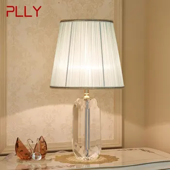Современная хрустальная настольная лампа, светодиодная Винтажная Простая Креативная Прикроватная Тумбочка для домашнего декора гостиной спальни