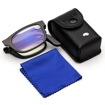 Пресбиопические очки складная коробка для пресбиопических очков, удобная мужская и женская пресбиопическая защита от синего света высокой четкости