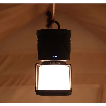 Свет Палатки Открытый Кемпинг Рыбалка Портативная Лампа Водонепроницаемый Яркий Фонарь Power Bank Туристическое Рабочее Освещение Патио