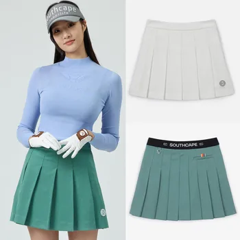 Юбка для гольфа South Cape 23 Женская форменная плиссированная юбка для отдыха, спорта, гольфа, Тонкая юбка