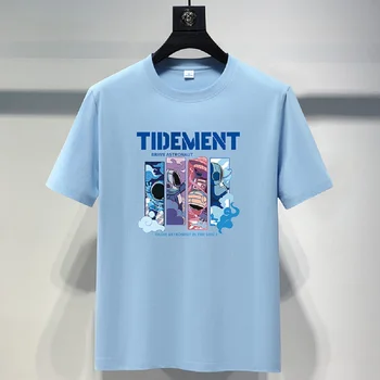 Футболка с аниме, летняя футболка Harajuku для мужчин 2023, Альтернативная готическая одежда, панк-графическая уличная одежда, хип-хоп футболка оверсайз