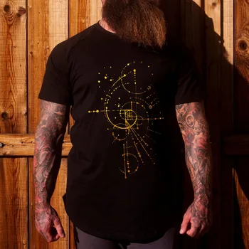 Мужская футболка с коротким рукавом Fibonacci Gold Edition