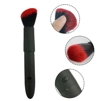 Электрическая кисточка для макияжа, заряжаемая через USB, Электрическая Кисточка для основы для макияжа, Косметический Консилер, Инструмент для растушевки черного цвета, Инструменты K7G0