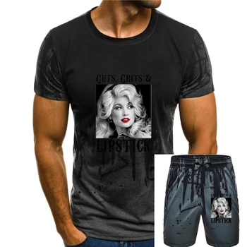 Футболка Dolly Parton Western, губная помада Guts Grit 2020, футболки унисекс