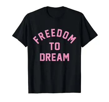 100% Хлопок Freedom to Dream Забавная летняя футболка Miami Beach для мужчин И женщин, футболки унисекс, размер S-6XL