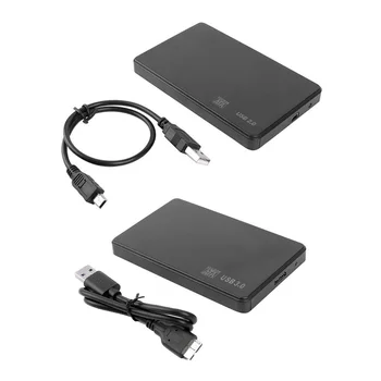 Пластиковый корпус жесткого диска USB 2.0 / 3.0 емкостью 3 ТБ, 2,5-дюймовый жесткий диск SATA SSD HDD для мобильного телефона