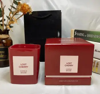 Роскошная парфюмерная свеча fabulous lost cherry с натуральным вкусом, стойкие ароматы унисекс-парфюмерных свечей для женщин
