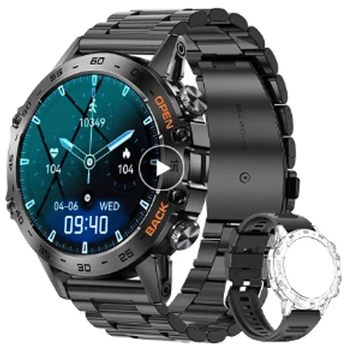 Смарт-часы Мужские Женские Smartwatch 2023 С Подключением Bluetooth, Музыкальный Фитнес-Трекер для Cubot KingKong MINI2 POCO X4 Pro Xiaomi Red