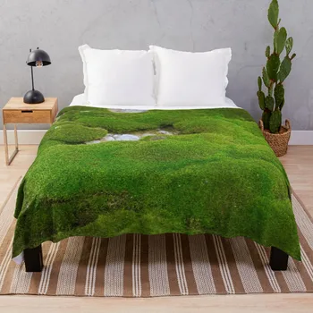 Плед World of Moss II, покрывало для сна, одеяло для пикника, Движущееся одеяло, Модные одеяла для диванов