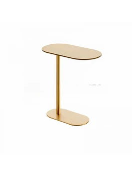 Приставной столик из кованого железа на заказ, креативный приставной столик для дивана, простой современный прикроватный столик, легкий роскошный дизайнерский маленький кофейный столик