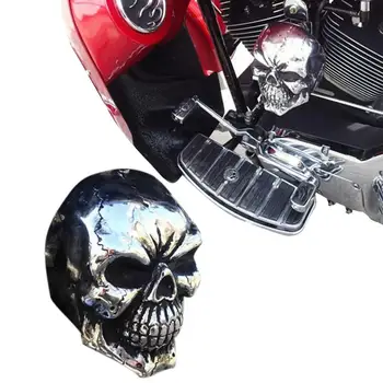 Чехол для рога с черепом, чехол для рога с черепом, чехол для рога с черепом, чехол для рога с черепом, аксессуары для мотоциклов для большинства моделей мотоциклов