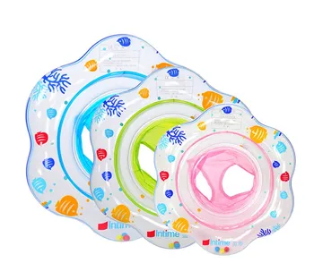 3 упаковки, Кольцо-поплавок разных цветов для купания в ванночке для младенцев 6-36 месяцев, трубка-поплавок с безопасным сиденьем 52 * 21 см