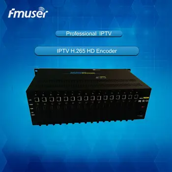 FMUSER FBE216-H.265 16 Каналов H.264 H.265 Codificador De Video HDMI Codificador IPTV RTMP HTTP RTSP UDP Для передачи в естественных условиях