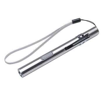 Многоразовая Медицинская ручка-Пупиллограф, USB-перезаряжаемый фонарик белого цвета для малышей, мальчиков и девочек