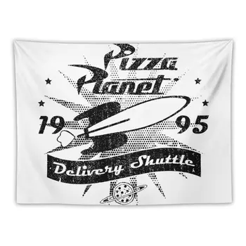 Новая настенная роспись Pizza Planet, гобелен, гобелены, Кавайный декор для комнаты, украшения для комнаты