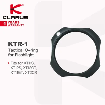 Klarus KTR-1 Тактическое уплотнительное кольцо для фонарика, подходит для XT11S, XT12S, XT12GT, XT11GT, XT2CR