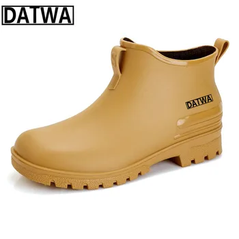 Рыболовная обувь Datwa, мужская уличная нескользящая легкая походная обувь, Непромокаемые рыболовные ботинки Shaxi, прочная водонепроницаемая резиновая обувь для рыбалки