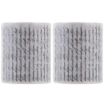 2 Рулона декоративной ленты своими руками в ретро-готическом стиле, бумажная лента Васи для альбома для вырезок, дневника, блокнота