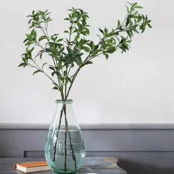 Посадите искусственные ветки зелени Пиерис для неувядающего домашнего свадебного декора из искусственных растений