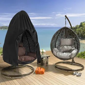 Подвесное кресло-качели D2 на открытом воздухе, пылезащитный чехол из яичной скорлупы, защита от ультрафиолета, универсальный чехол, садовый водонепроницаемый пылезащитный чехол для дома