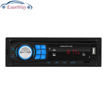Автомагнитола Single 1Din Автомобильный стерео MP3-плеер в приборной панели головного устройства Bluetooth USB AUX FM-радио