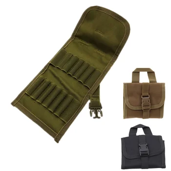 Тактический чехол для патронов Molle, складная сумка для переноски патронов, держатель для патронов для дробовика, Патрон для винтовки, Аксессуар для охотничьего ружья