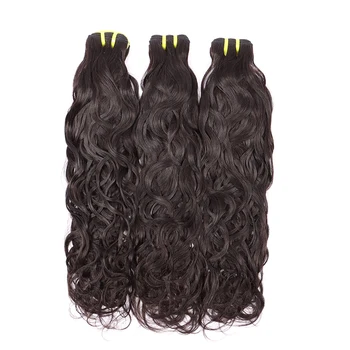 Маки 10-30 Дюймов Бразильские Волосы Плетение 1-3 Пучка Волна Воды 100% Remy Человеческие Волосы для Чернокожих Женщин
