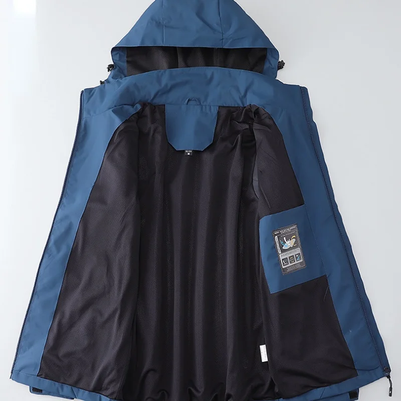 Новая Мужская походная куртка, куртки-бомберы, ветровки, толстовки, Толстовки для кемпинга на открытом воздухе, Непромокаемый Макинтош