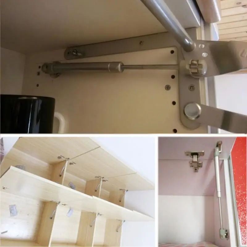 40-150 Н/4-15 кг Гидравлические петли для дверного подъемника для кухонного шкафа Пневматическая газовая пружина для деревянной мебельной фурнитуры Оптом