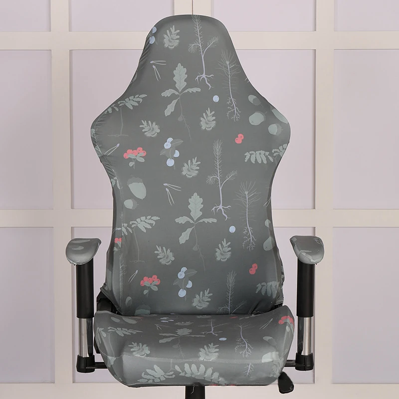 Универсальный чехол для компьютерного офисного кресла с прочной застежкой-молнией, вращающийся стул, стол, чехол для стула с высокой спинкой, чехол для стула