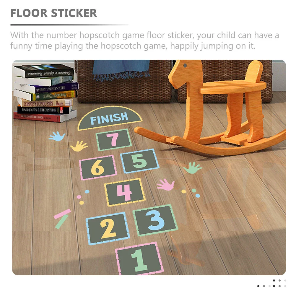 Наклейка для развивающей игры Floor Vision в виде классики, наклейка для детской комнаты, наклейки с большим количеством моторных игрушек