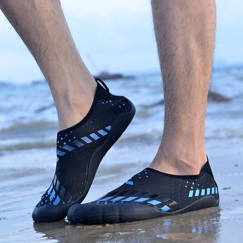 Водная обувь Унисекс, кроссовки на пять пальцев, летние носки для плавания на берегу моря, мужские и женские пляжные тапочки, уличная обувь для плавания