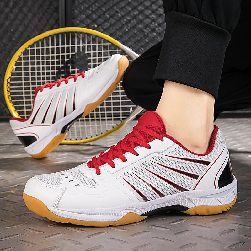 Новый тренд 2023 года, Мужская Спортивная обувь для настольного тенниса, Дышащая Сетка, Женский Волейбол, Бадминтон, Спортивные Кроссовки, Теннис