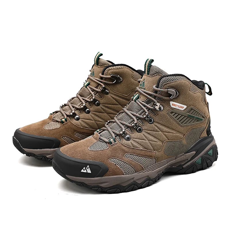 Профессиональные походные ботинки из натуральной кожи, походные горные кроссовки, Походная мужская обувь, Тактические охотничьи ботинки