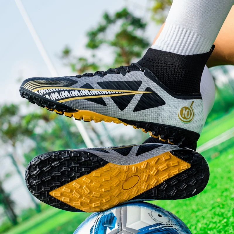 Качественная футбольная обувь Оптом Футбольные бутсы Messi Assassin Chuteira Society Campo TF /FG Футбольные кроссовки для футзала