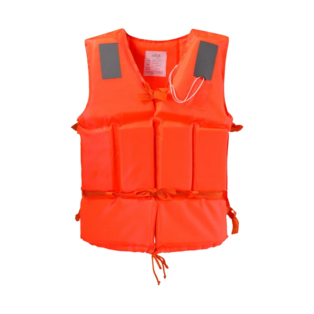Оксфордский плавучий костюм для выживания, регулируемый со свистком, плавучий жилет, износостойкий, мягкий, безопасный, водонепроницаемый для плавания, морской рыбалки