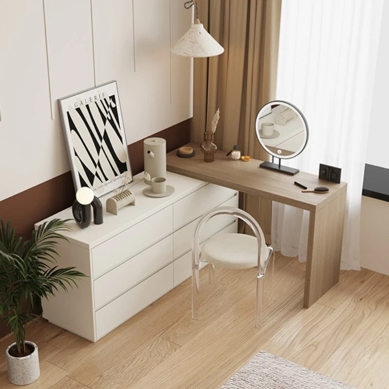 Туалетный столик, туалетный столик, шкаф для макияжа, Белый ящик стола, зеркала Для хранения, комод для спальни, Мобильная мебель для дома Tocadores